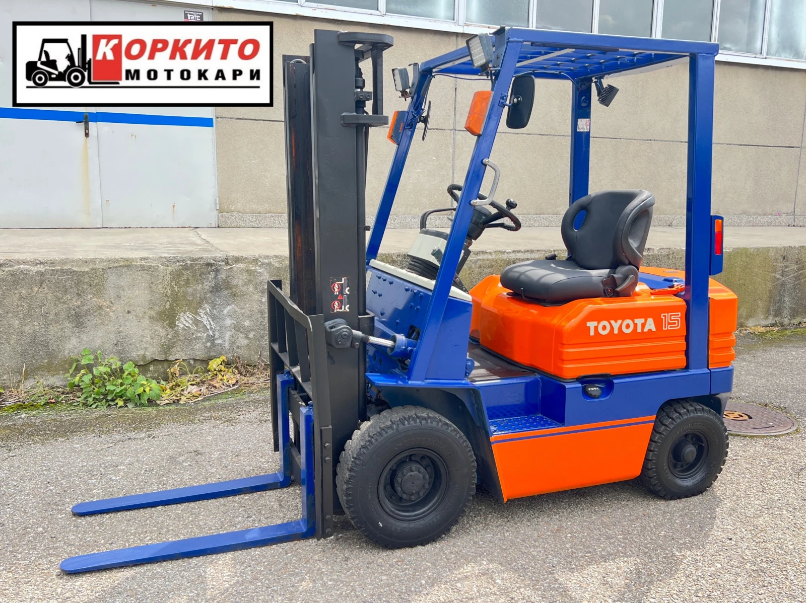 Мотокар Toyota 1.5 Тона / Като Нов!!!, снимка 1