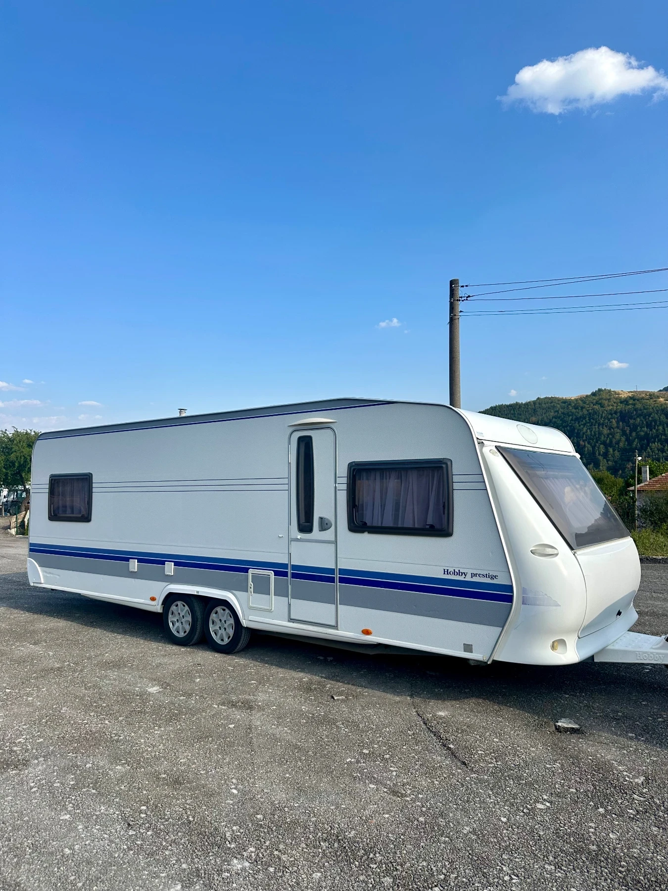 Каравана Hobby Prestige 8-Местна! /НОВ ВНОС /РЕГИСТРИРАНА/ УНИКАТ, снимка 1