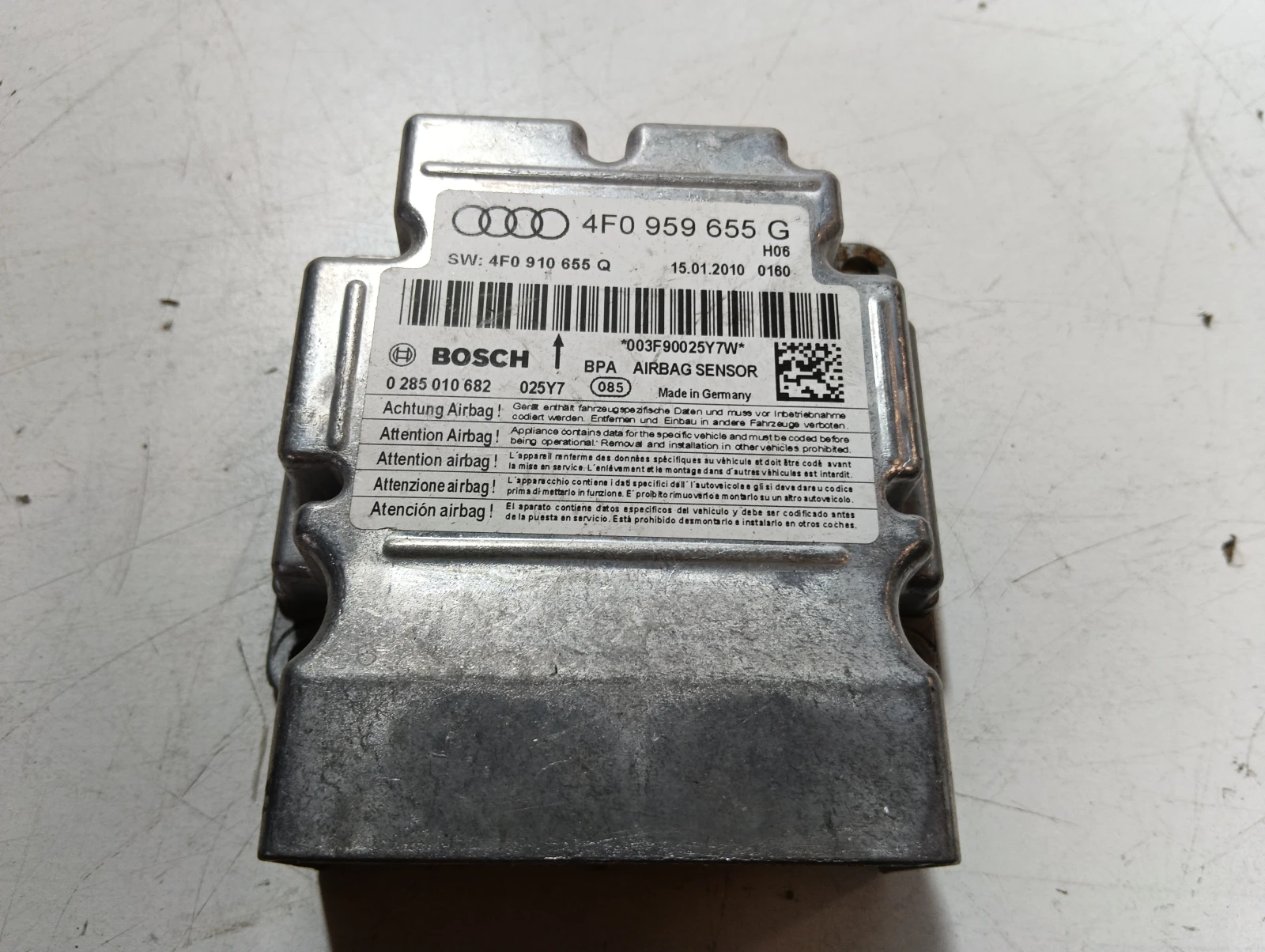 еърбег централа Audi A6