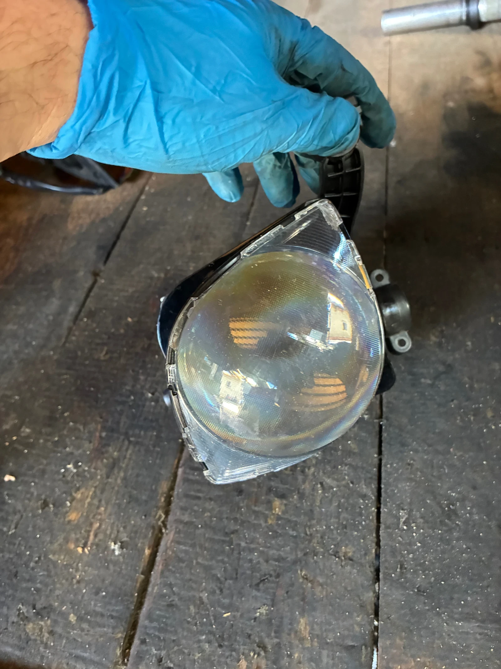 Леща за ляв Led фар Mercedes C-class W205. Проектор. , снимка 3 - Части - 53805166