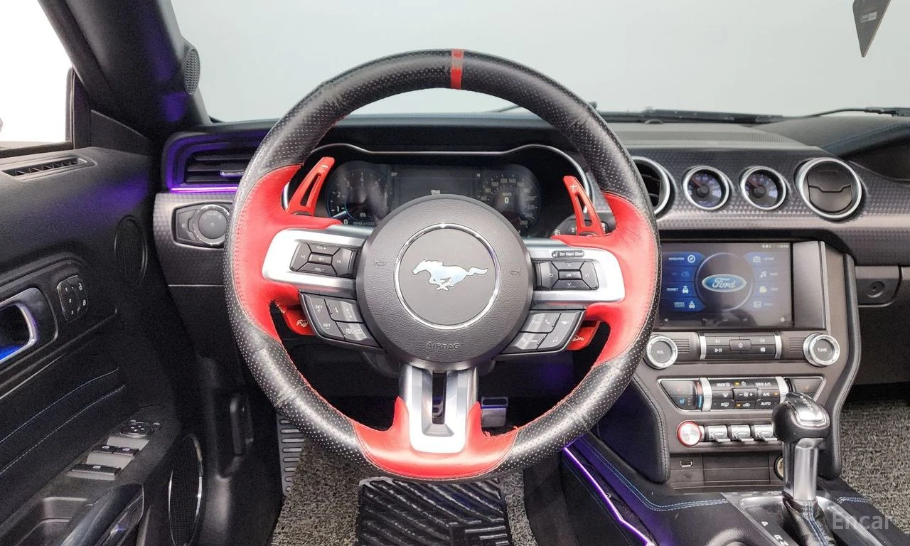 Ford Mustang 5.0GT* GT350 PACK* ПОДГРЕВ* ОБДУХВАНЕ* NAVI* КОЖА*, снимка 9 - Автомобили и джипове - 54727134