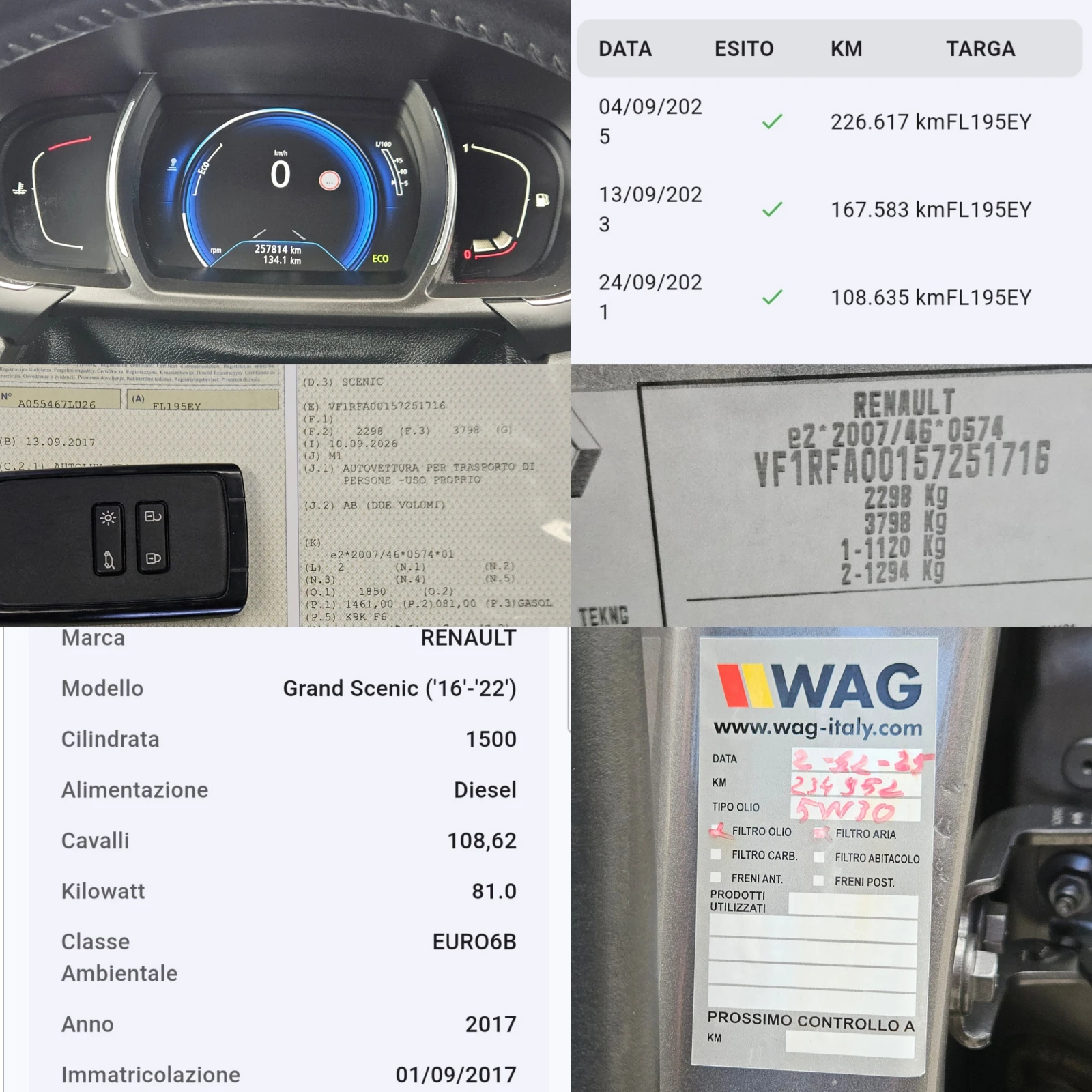 Renault Scenic 1.5DCI/BUSINESS/6ск./7м/LED/NAVI/БЛУТУТ/EU6/ТОП, снимка 12 - Автомобили и джипове - 56210504