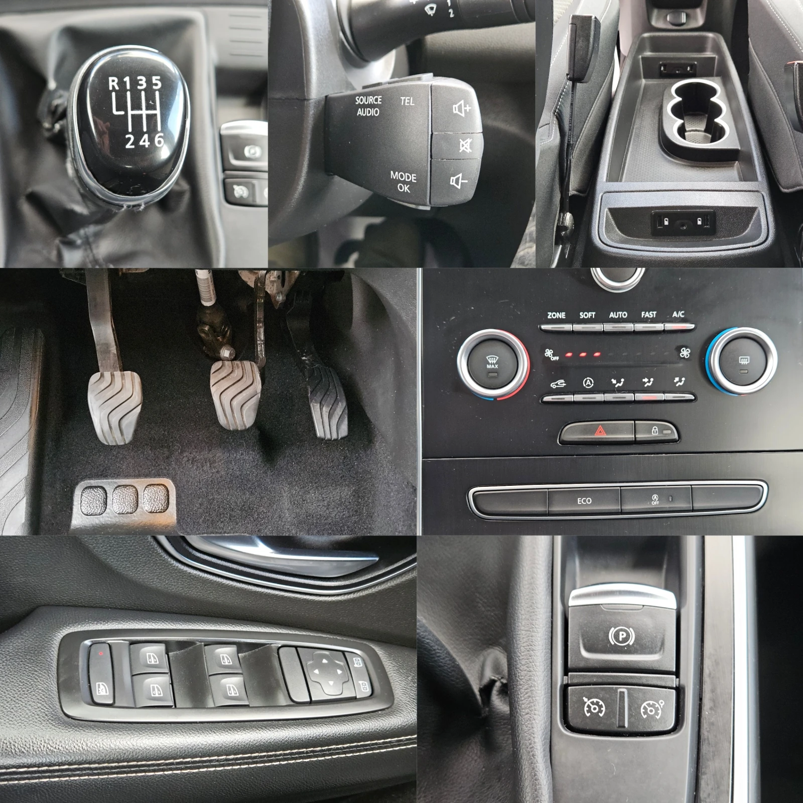 Renault Scenic 1.5DCI/BUSINESS/6ск./7м/LED/NAVI/БЛУТУТ/EU6/ТОП, снимка 14 - Автомобили и джипове - 56210504