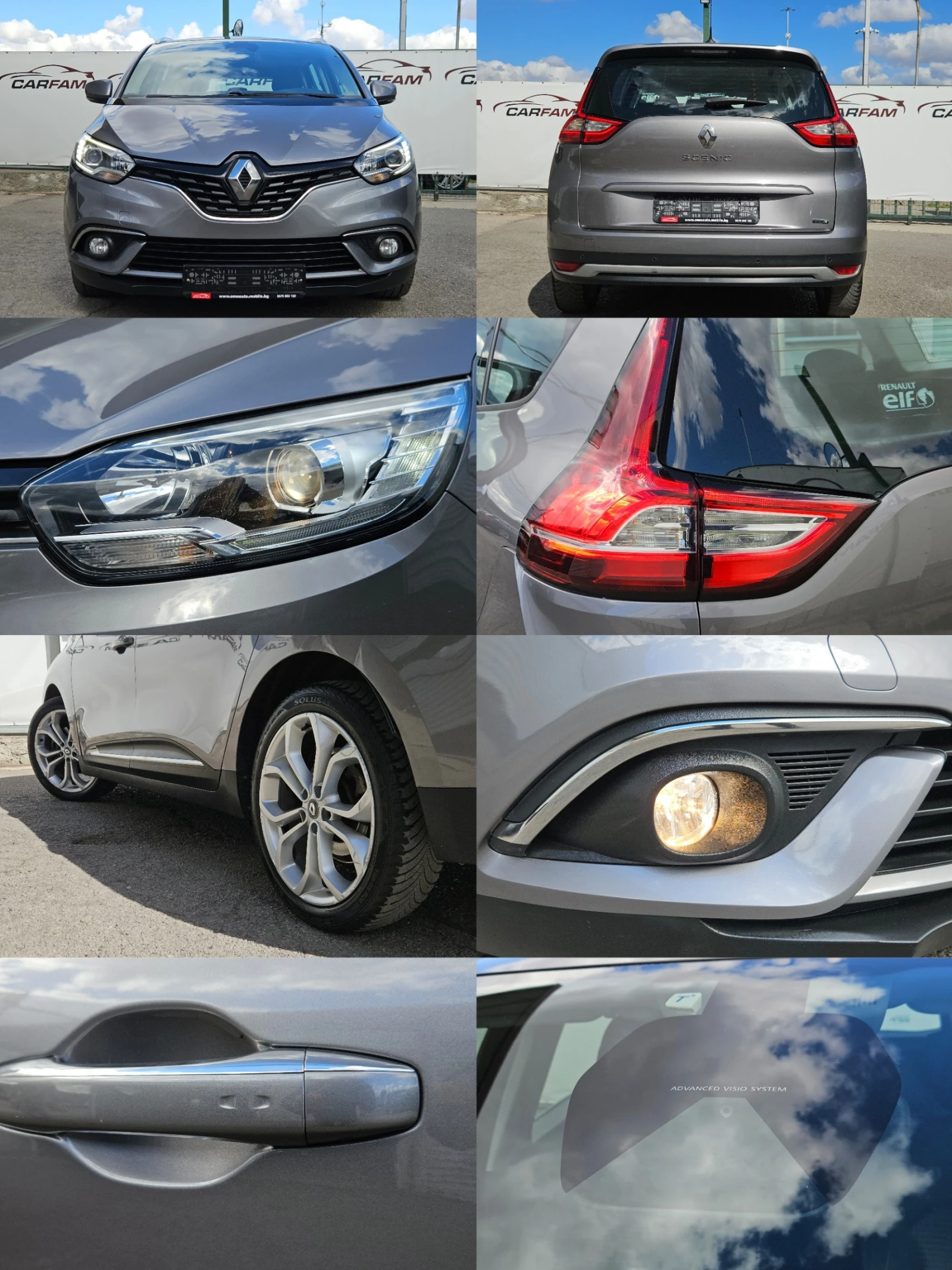 Renault Scenic 1.5DCI/BUSINESS/6ск./7м/LED/NAVI/БЛУТУТ/EU6/ТОП, снимка 17 - Автомобили и джипове - 56210504