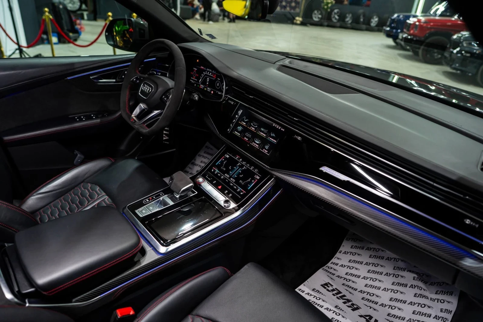 Audi RSQ8 ABT TUNING CARBON CERAMIC ПАНО B&O ЛИЗИНГ 100%, снимка 13 - Автомобили и джипове - 54645090