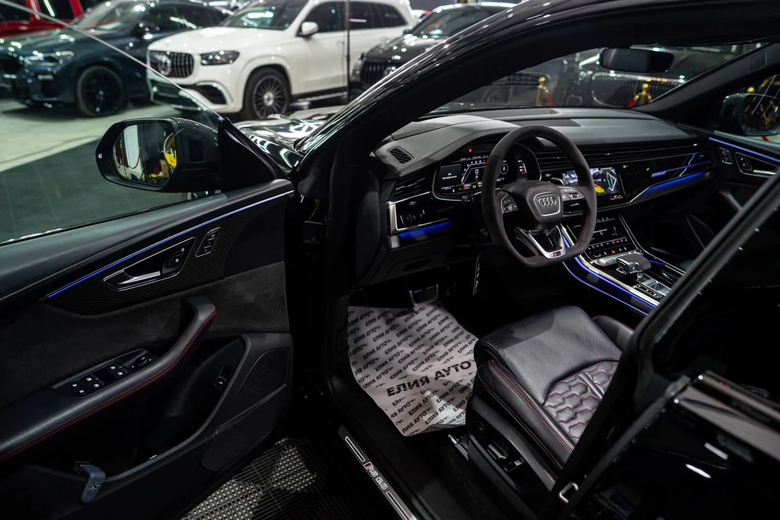 Audi RSQ8 ABT TUNING CARBON CERAMIC ПАНО B&O ЛИЗИНГ 100%, снимка 11 - Автомобили и джипове - 54645090