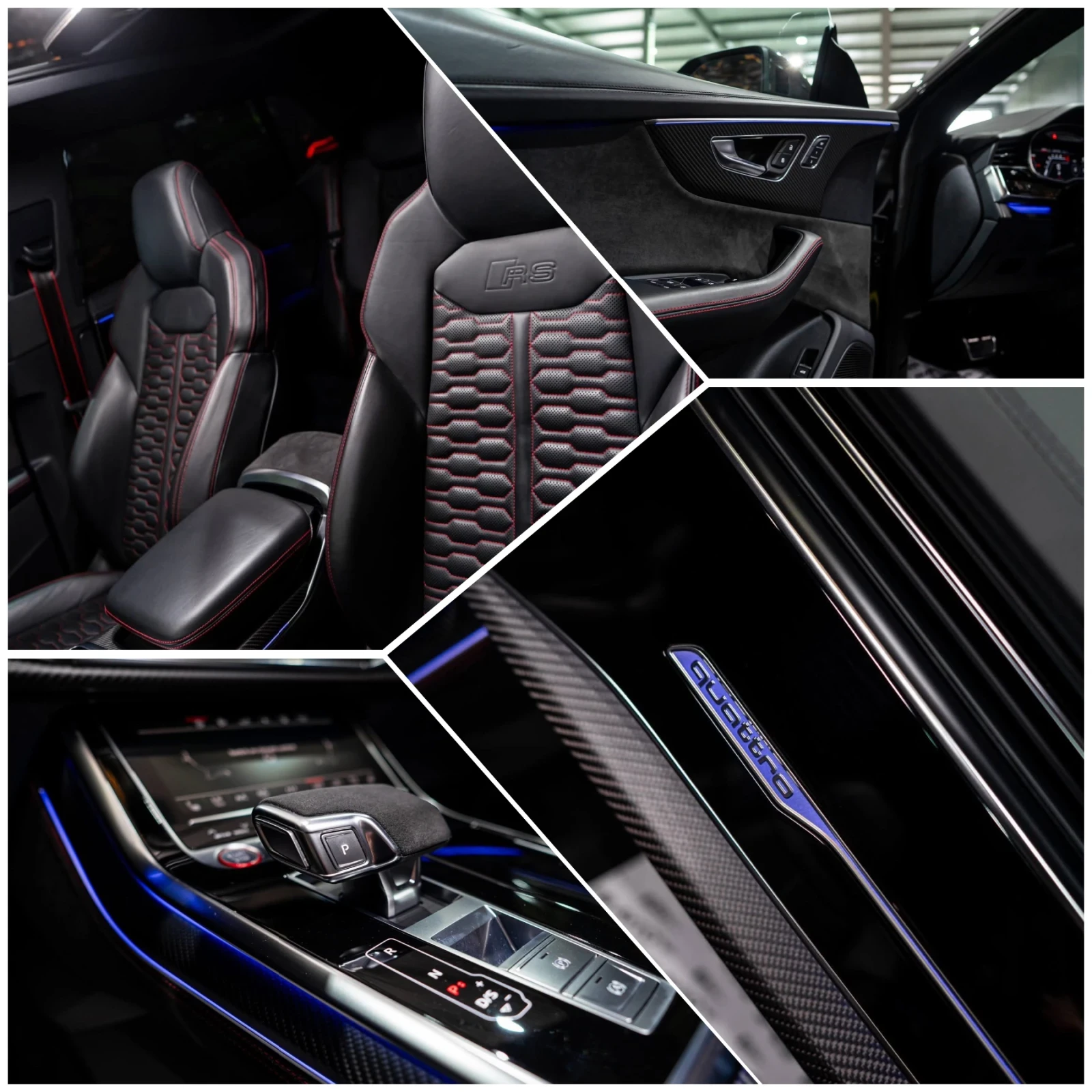 Audi RSQ8 ABT TUNING CARBON CERAMIC ПАНО B&O ЛИЗИНГ 100%, снимка 16 - Автомобили и джипове - 54645090