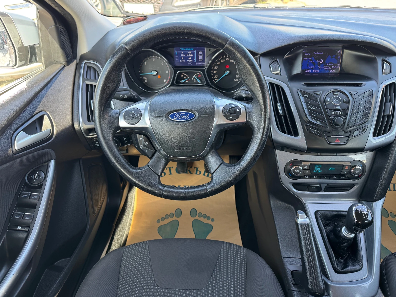 Ford Focus 1.6-TDCI-TITANIUM-НАВИ-ЛИЗИНГ, снимка 10 - Автомобили и джипове - 56637010