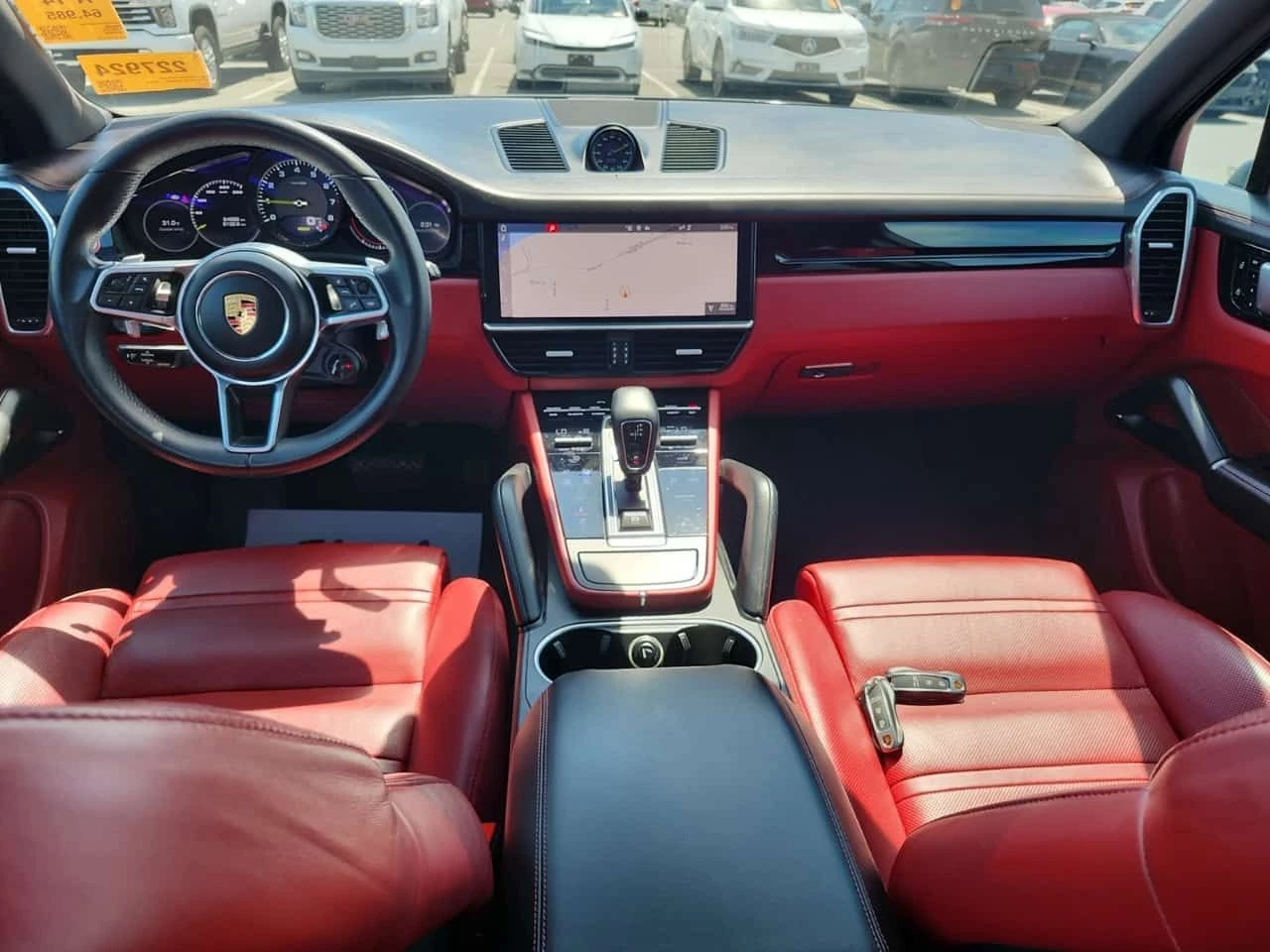 Porsche Cayenne * E HYBRID * CARFAX * Бeз инциденти * Въздух * , снимка 5 - Автомобили и джипове - 55083988