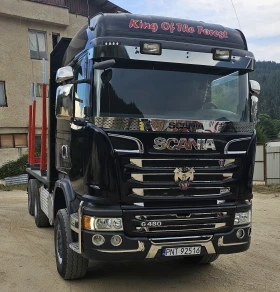 Scania G 480 6x6 с кран за трупи, снимка 9