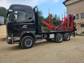 Scania G 480 6x6 с кран за трупи, снимка 2