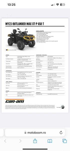 Can-Am Outlander CAN-AM OUTLANDER MAX 650 XTP T ABS | Mobile.bg    16