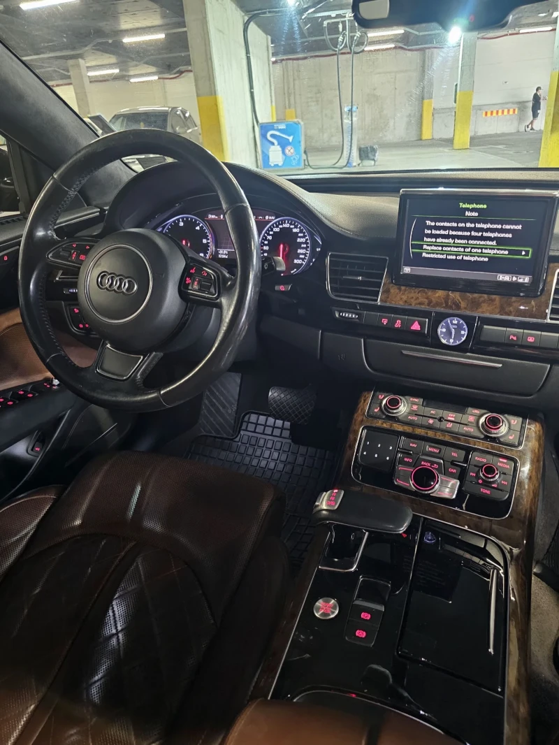 Audi A8 Long/4.2TDI/V8* Alcantara/Massage/Обдухване, снимка 5 - Автомобили и джипове - 51641074