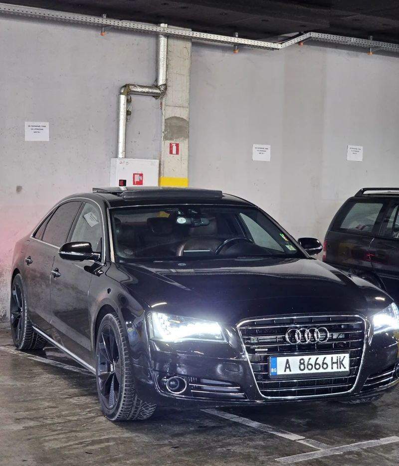 Audi A8 Long/4.2TDI/V8* Alcantara/Massage/Обдухване, снимка 4 - Автомобили и джипове - 51641074