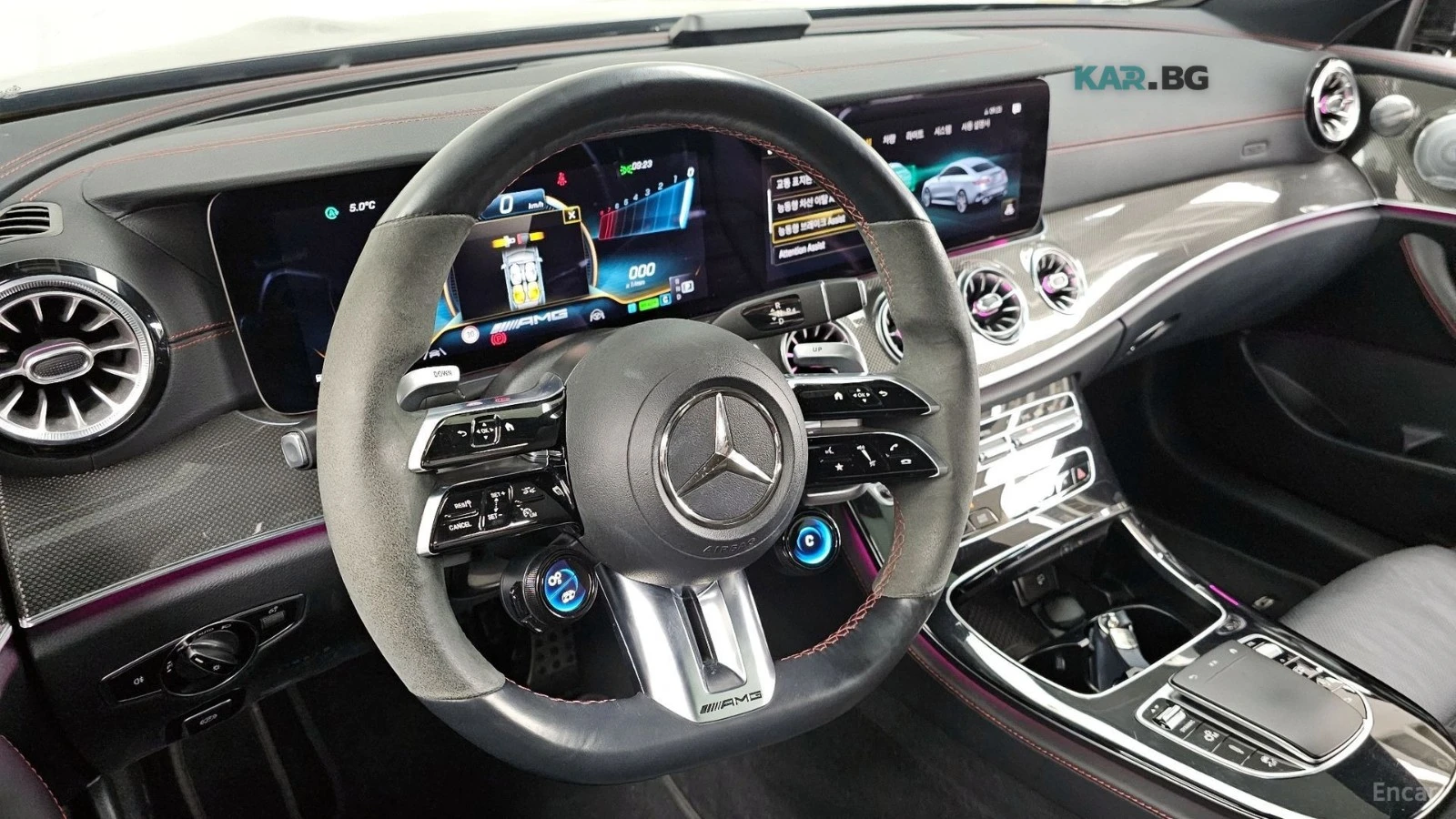 Mercedes-Benz E 53 AMG 4MATIC* КОЖА* ПОДГРЕВ* ОБДУХВ* BURMASTER* PANO* 36, снимка 12 - Автомобили и джипове - 54812331