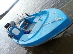 Лодка Lamberti ОПЕН 4.3м-1.7м/конзола/кормило+ Регистриран колеса, снимка 7 - Воден транспорт - 45782793