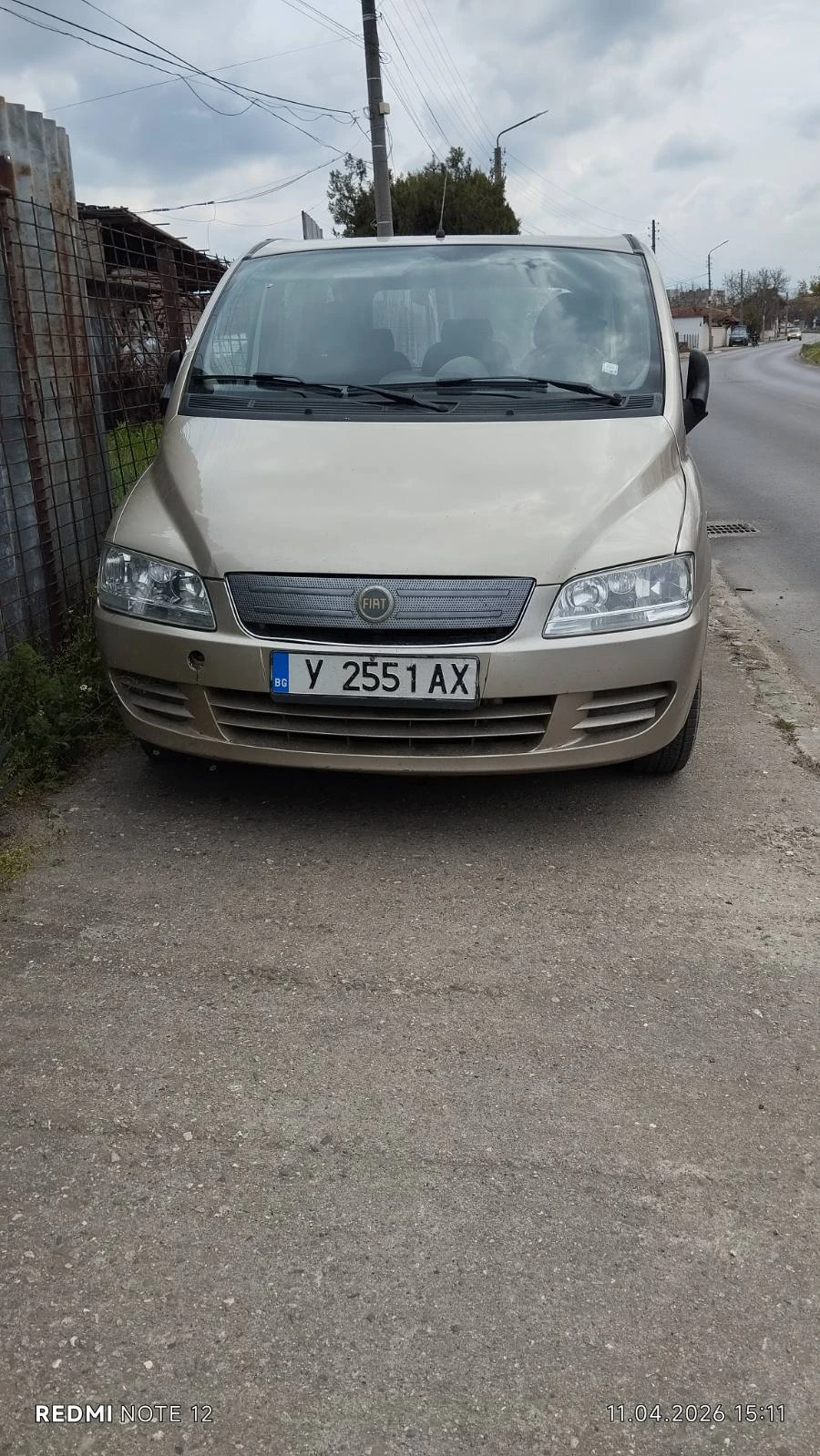 Fiat Multipla Petrol / CNG / LPG