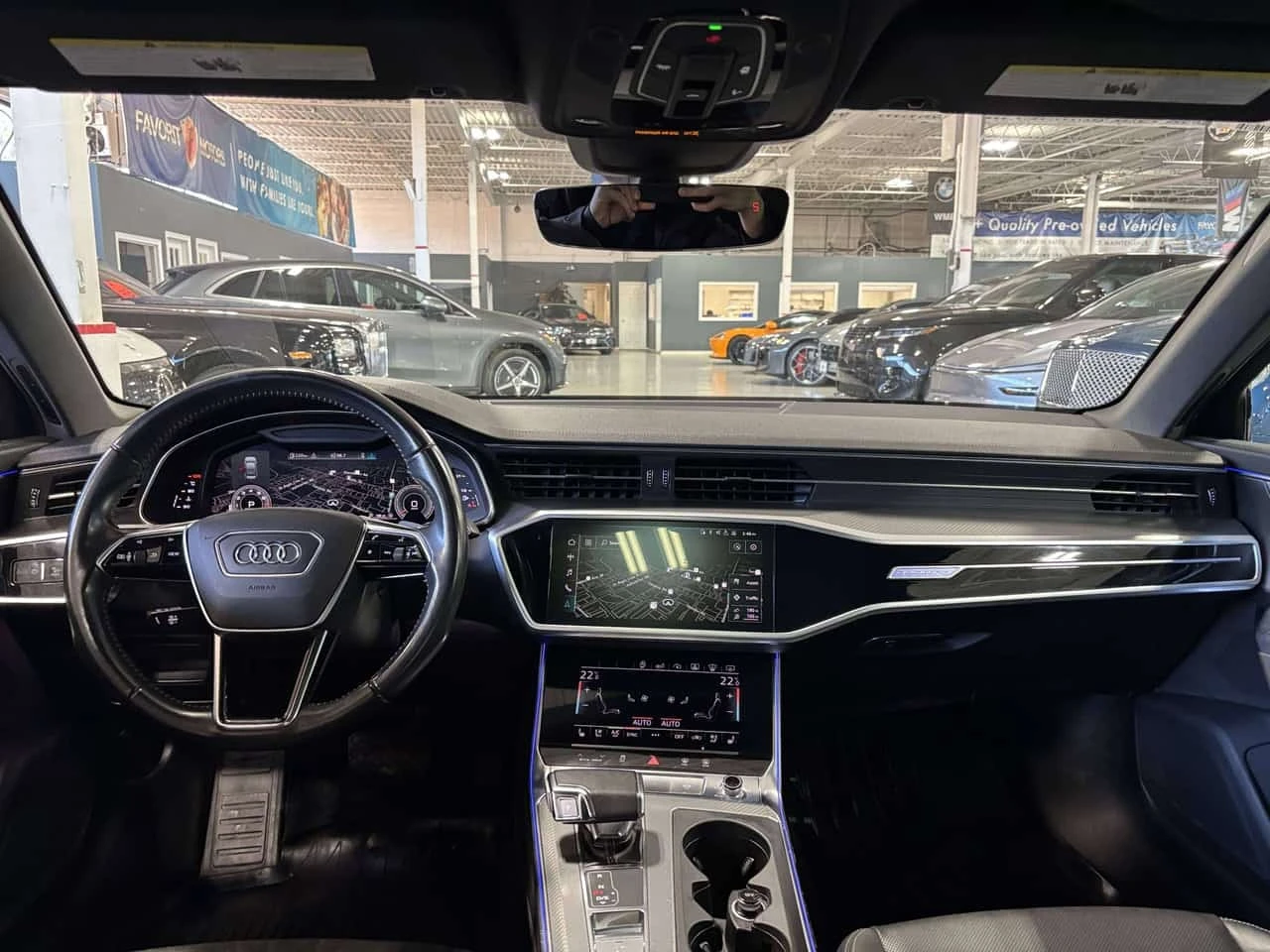 Audi A6 Technik | Soft Close | 360 | HUD | Въздушно , снимка 9 - Автомобили и джипове - 56462886