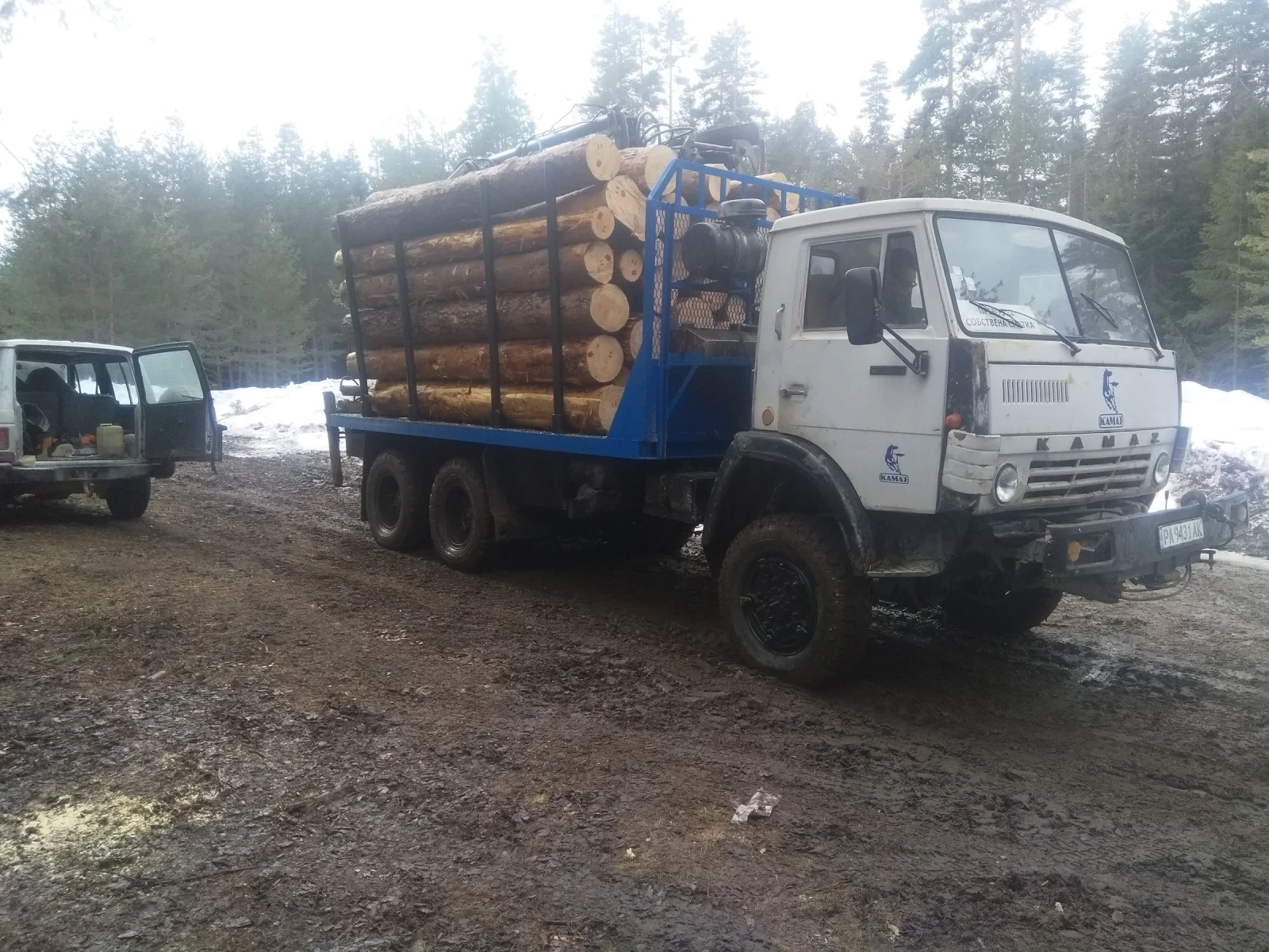 Kamaz 53212 6х6 турбо лебедка, снимка 8 - Камиони - 54458005