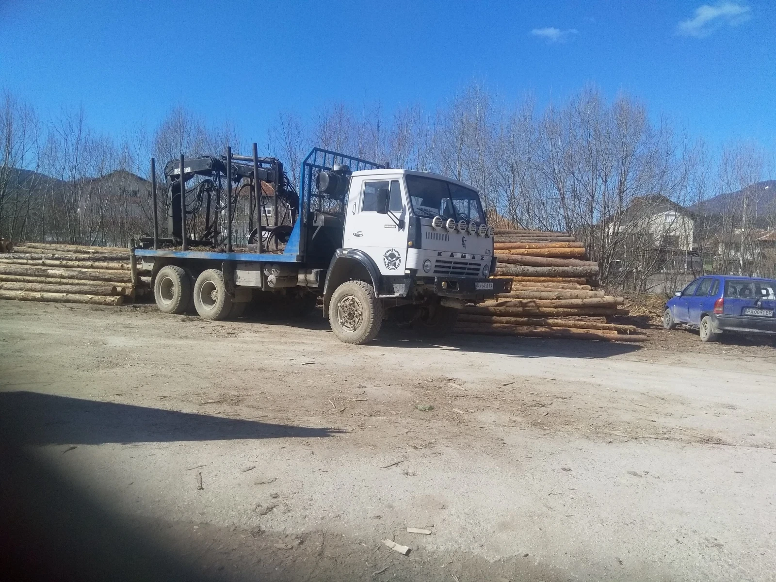 Kamaz 53212 6х6 турбо лебедка, снимка 2 - Камиони - 54458005