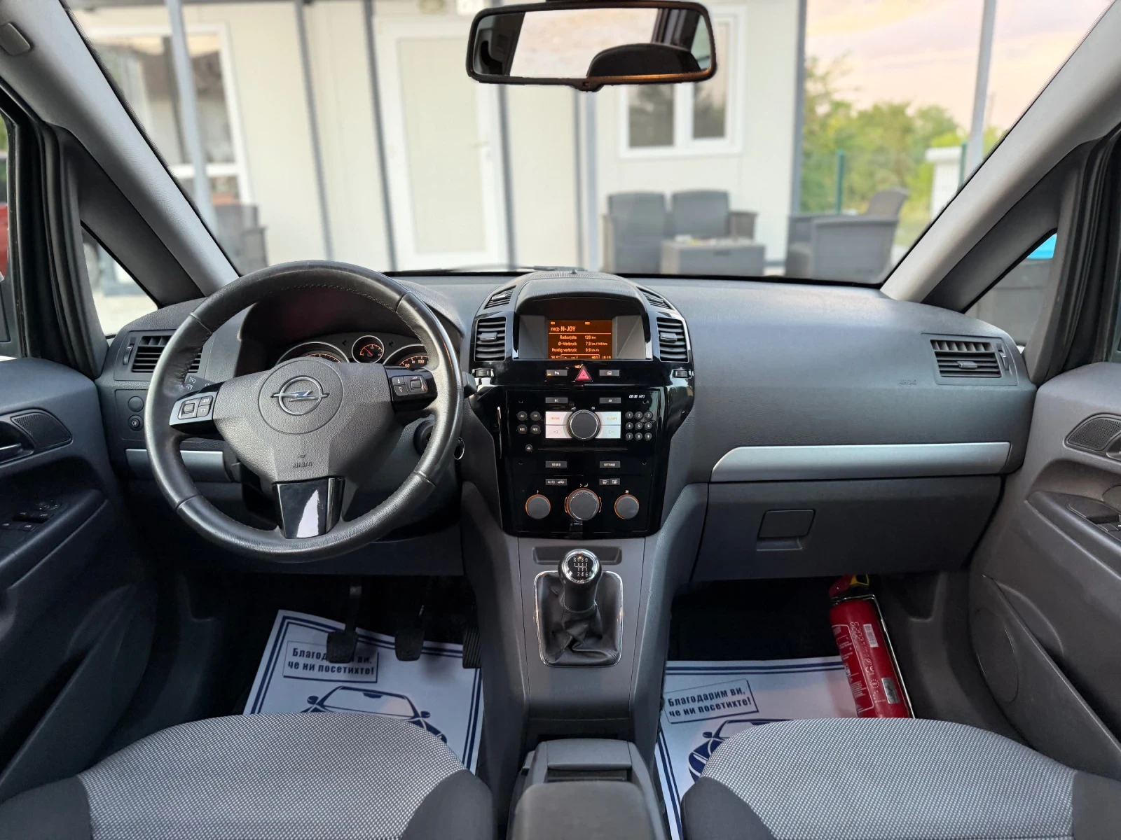 Opel Zafira 1.7CDTI* 125кс* 6ск* 7 МЕСТЕН* ЕВРО 5* FACELIFT* Л - изображение 9