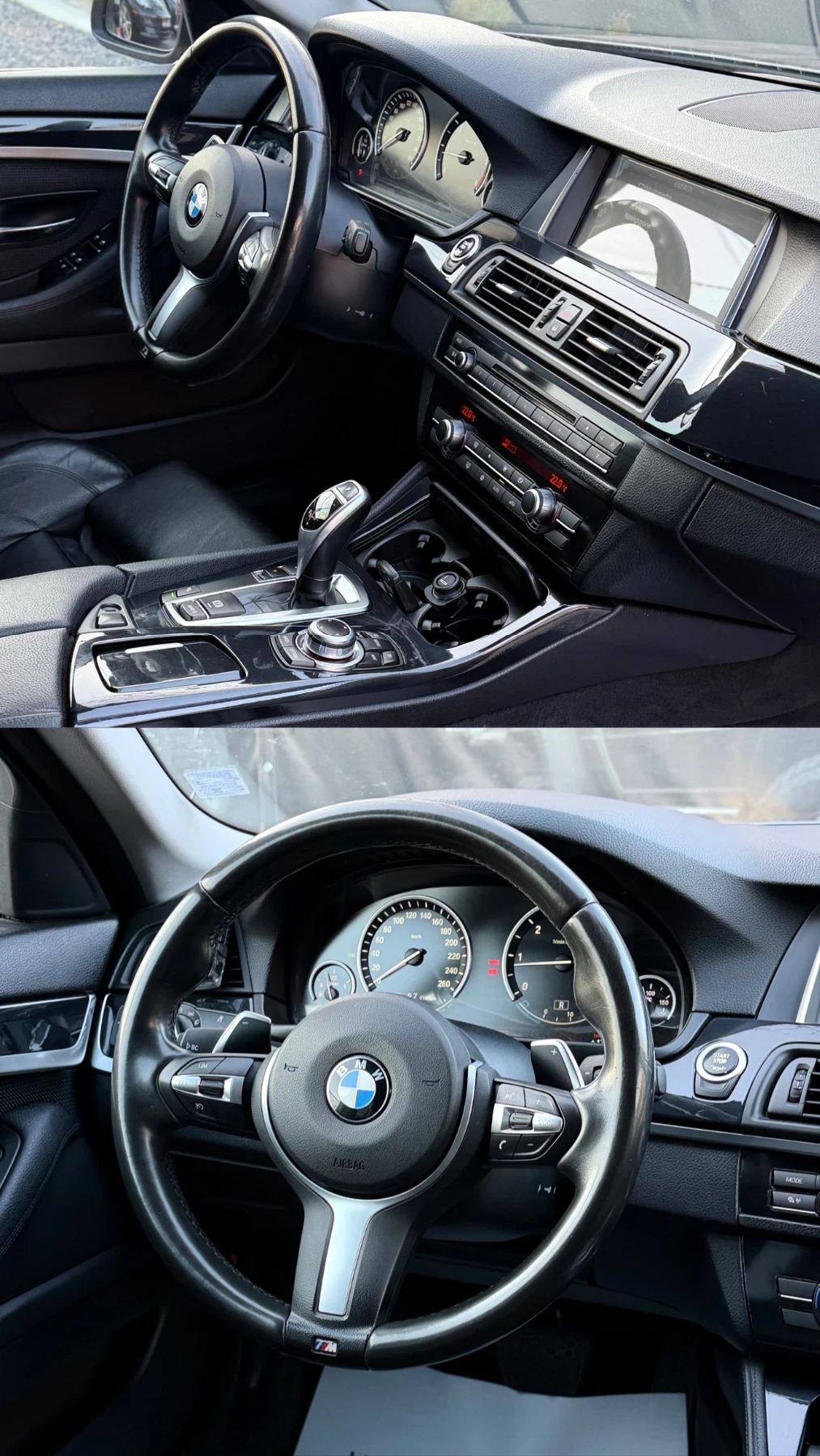 BMW 520 M-SPORT* 8ZF* RECARO* СМЕНЕНИ ВЕРИГИ* ЛИЗИНГ, снимка 12 - Автомобили и джипове - 53742735