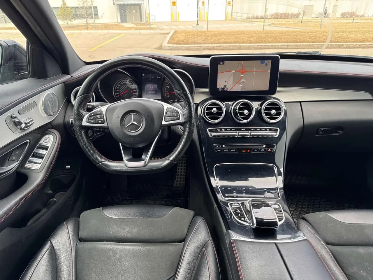 Mercedes-Benz C 450 AMG * CARFAX * BURMESTER * 360  * HEAD-UP, снимка 9 - Автомобили и джипове - 53918782