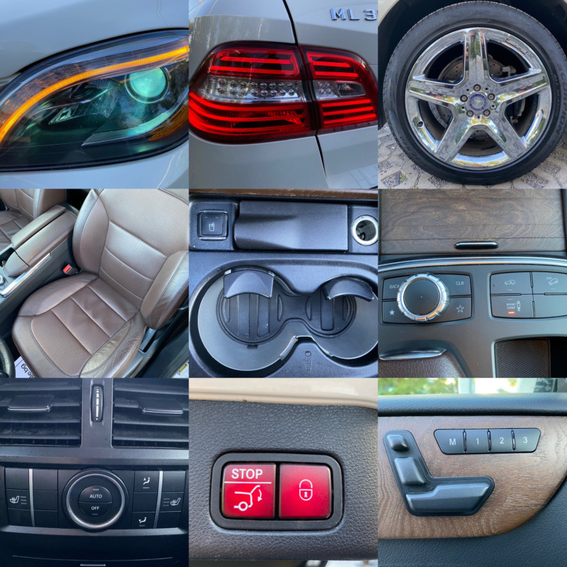 Mercedes-Benz ML 350 3.0-258кс=AMG PACKET=360*=ОБДУХВАНЕ=ПАНОРАMA=FULL, снимка 16 - Автомобили и джипове - 45190733