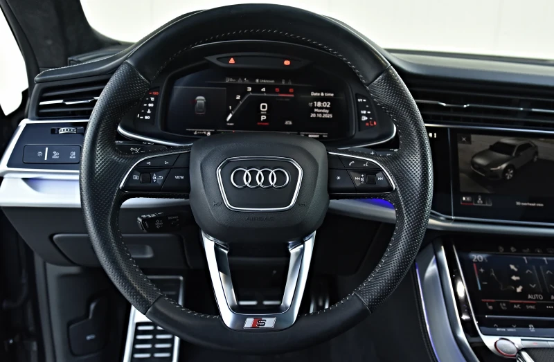 Audi SQ8 4.0 V8T B&O RS-SITZE CARBON 22-RS 360 NIG-VIS MTM, снимка 11 - Автомобили и джипове - 52123797