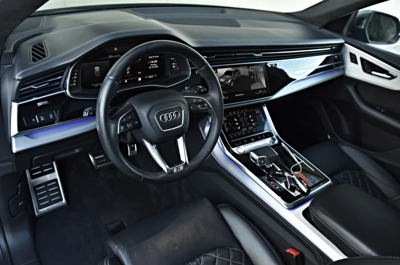 Audi SQ8 4.0 V8T B&O RS-SITZE CARBON 22-RS 360 NIG-VIS MTM, снимка 9 - Автомобили и джипове - 52123797