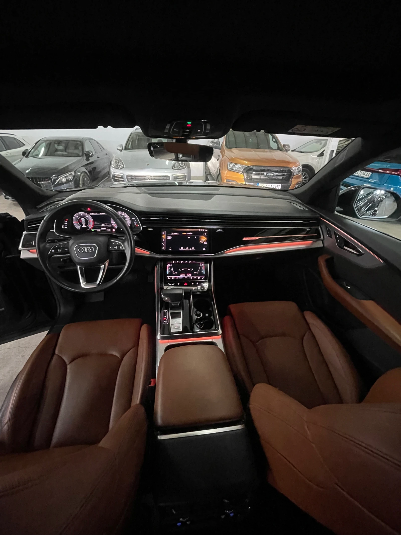 Audi Q8 Sline/Вакум/360/обдух/панора/дистр/B&O/FULL!!! - изображение 9