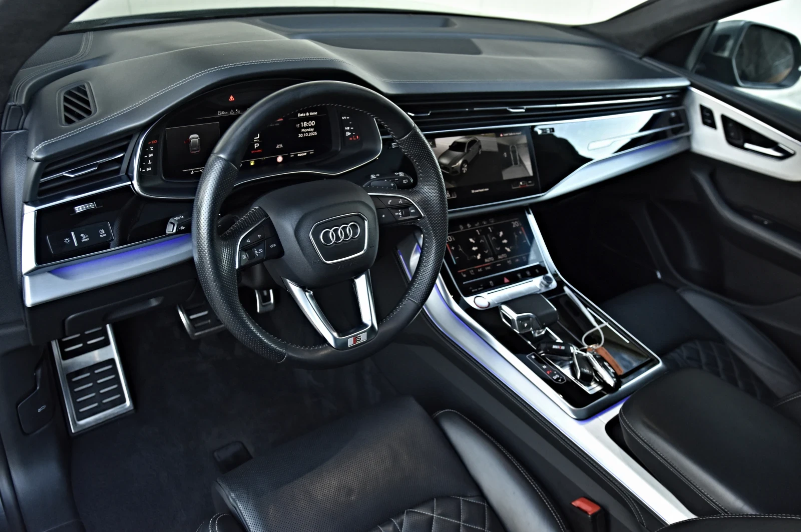 Audi SQ8 4.0 V8T B&O RS-SITZE CARBON 22-RS 360 NIG-VIS MTM - изображение 9