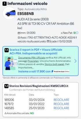 Audi A3 Sportback 1.6TDI СЕРВИЗНА ИСТОРИЯ!, снимка 17
