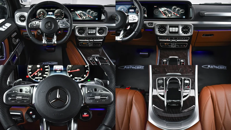 Mercedes-Benz G 63 AMG V8 4MATIC 9G-TRONIC AMG SPEEDSHIFT PLUS, снимка 10 - Автомобили и джипове - 48282353