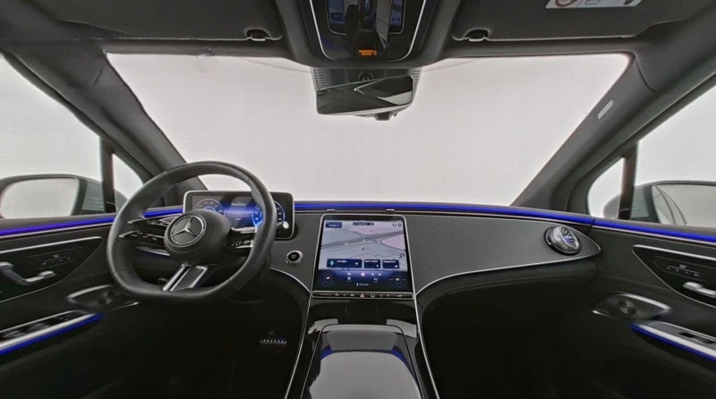 Mercedes-Benz EQE 350 SUV/AMG/4-MATIC/AIRMATIC/BURM/PANO/MANUFAKTUR/, снимка 9 - Автомобили и джипове - 53077108