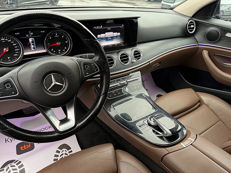 Mercedes-Benz E 220 E63AMG OPTIK-9скорости-SPORT-360KAMERI-BIXENON-LED, снимка 11 - Автомобили и джипове - 52904252