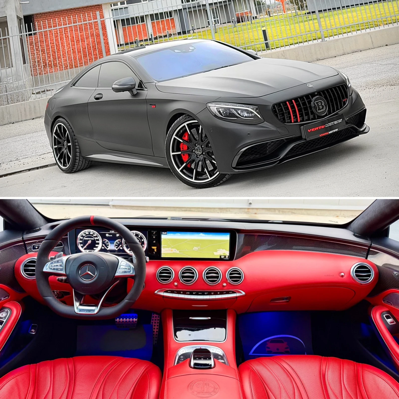 Mercedes-Benz S 63 AMG BRABUS 800/ 4MATIC/ DESIGNO/ PANO/ NIGHT PACK | Mobile.bg � ����������� 1