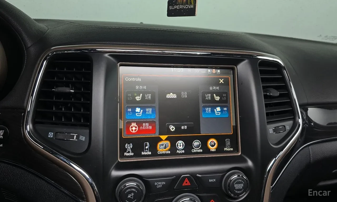 Jeep Grand cherokee OVERLAND | DISTRONIC | ПАНОРАМА | ОБДУХВАНЕ, снимка 12 - Автомобили и джипове - 55471888