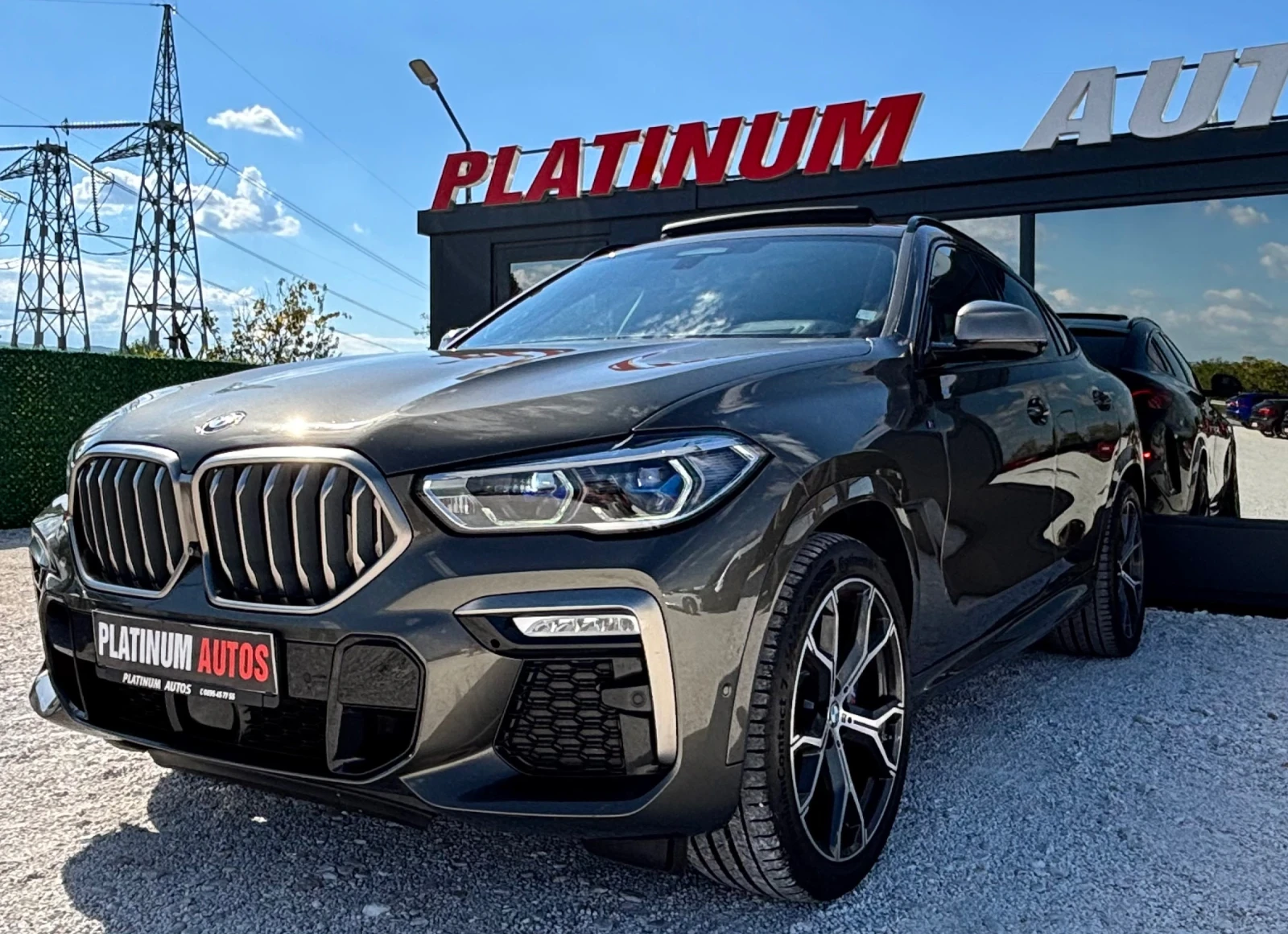 BMW X6 M50D/TV/HED-UP/LED/PANO/NAVI/ОБДУХ/FULL MAX, снимка 2 - Автомобили и джипове - 56105293