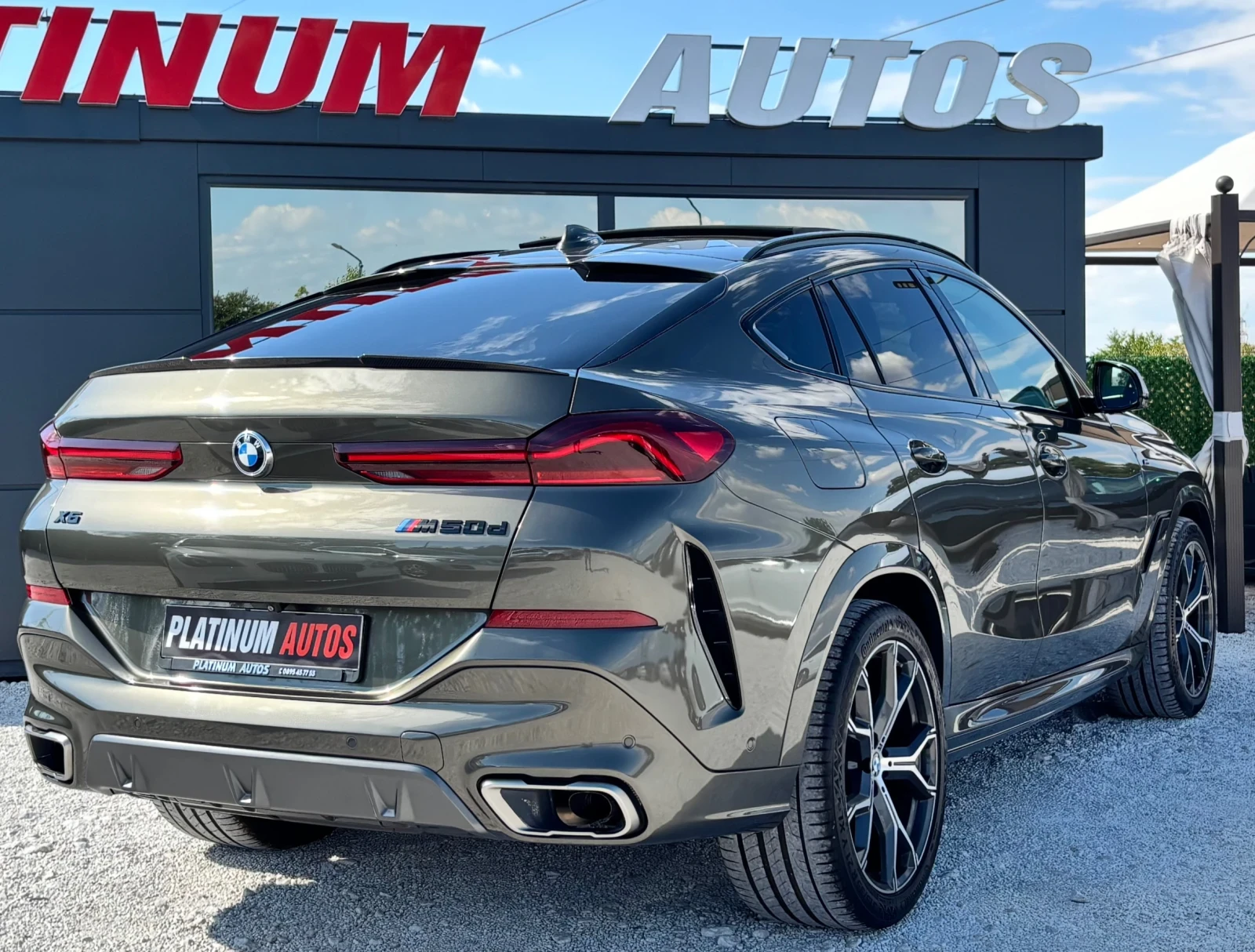 BMW X6 M50D/TV/HED-UP/LED/PANO/NAVI/ОБДУХ/FULL MAX, снимка 5 - Автомобили и джипове - 56105293