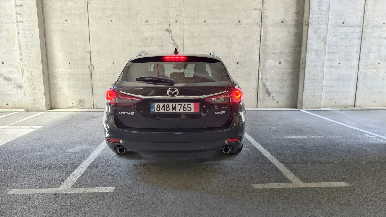 Mazda 6 ПЪЛНА.РЕВИЗИЯ.МОТОР| AUTO| NAVI| КОЖА| EURO6| ОБСЛ, снимка 4 - Автомобили и джипове - 54775118
