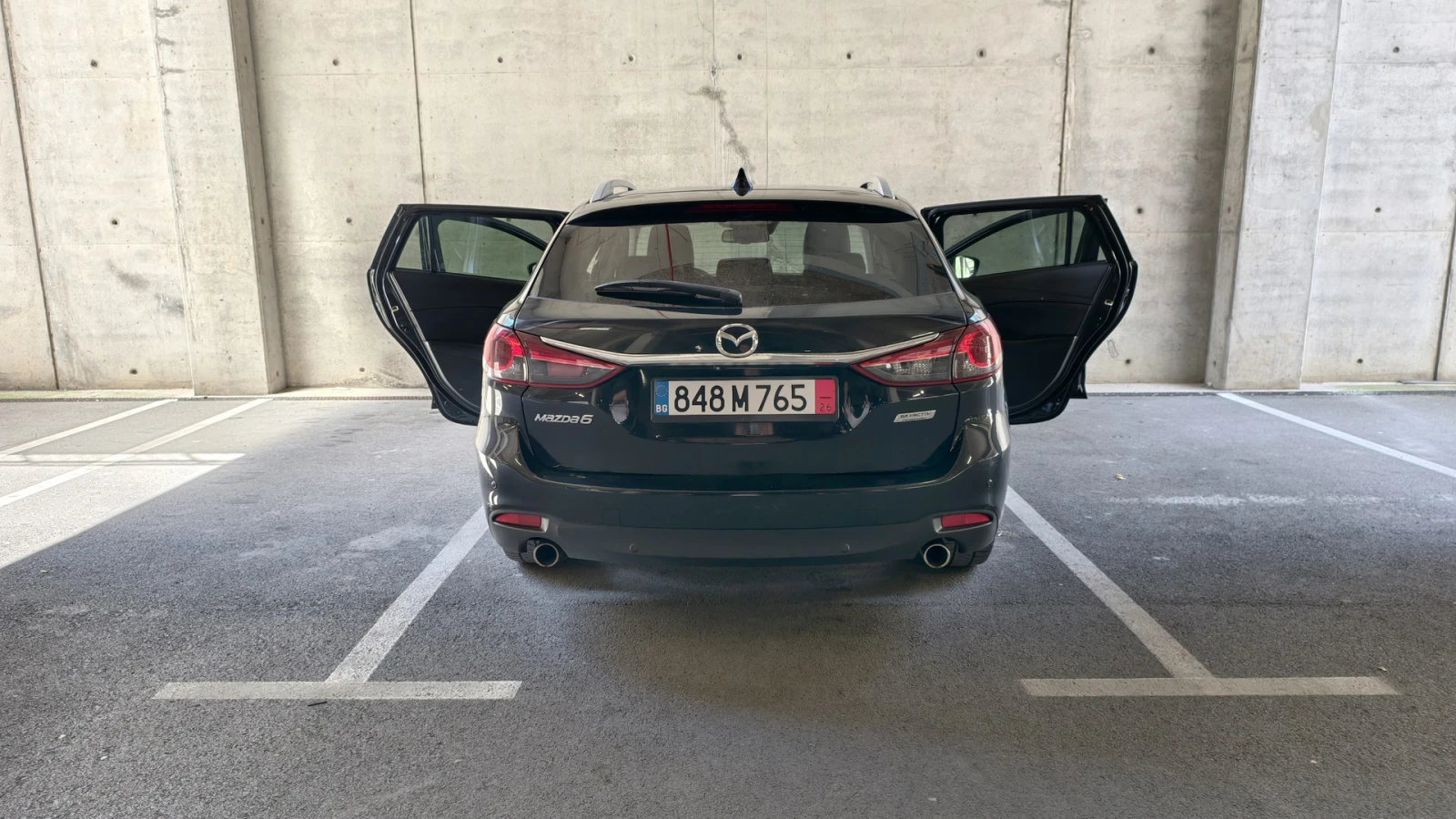 Mazda 6 ПЪЛНА.РЕВИЗИЯ.МОТОР| AUTO| NAVI| КОЖА| EURO6| ОБСЛ, снимка 9 - Автомобили и джипове - 54775118