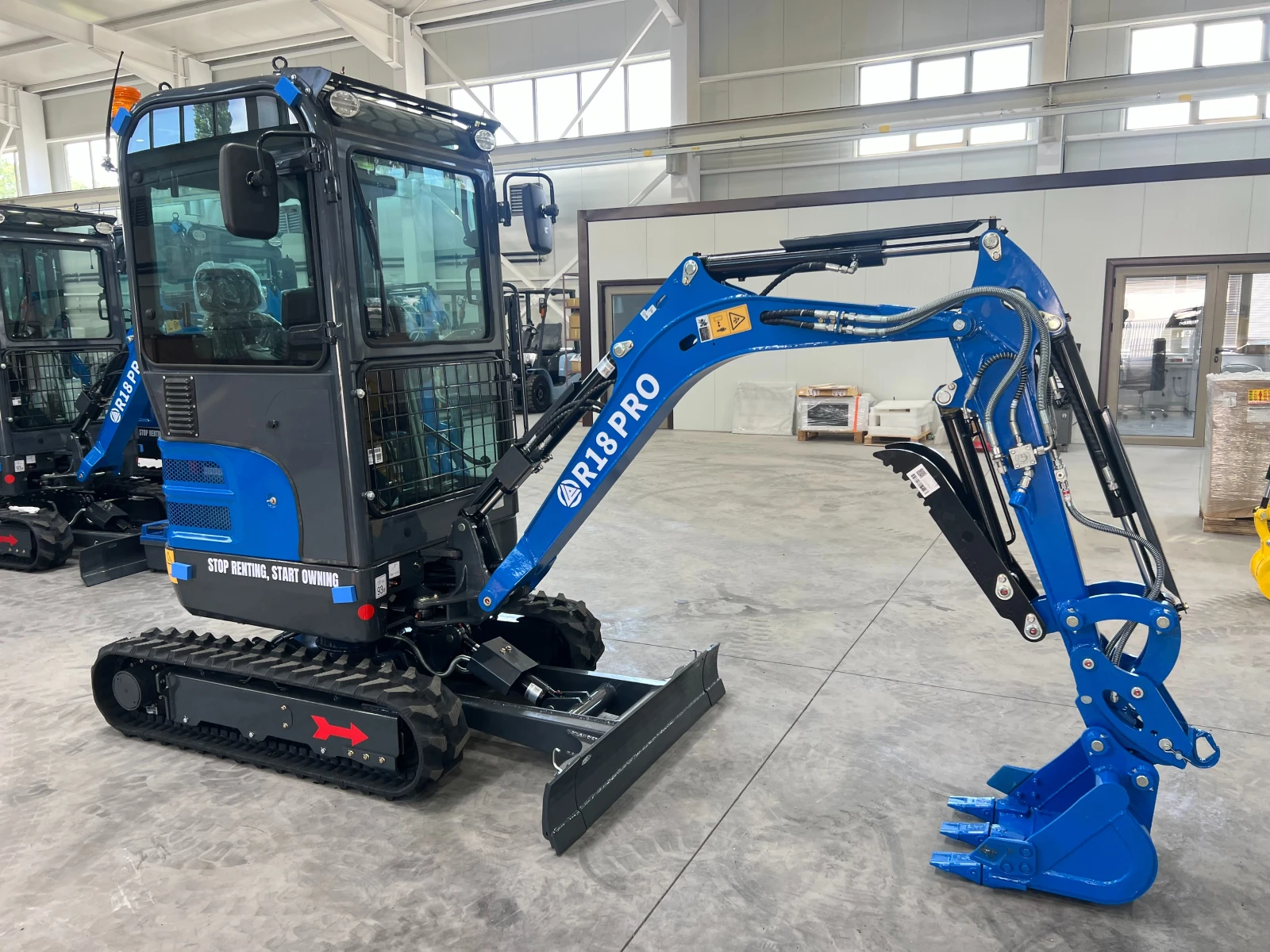 Багер Rippa R18 | Kubota двг. | Разш. на веригите