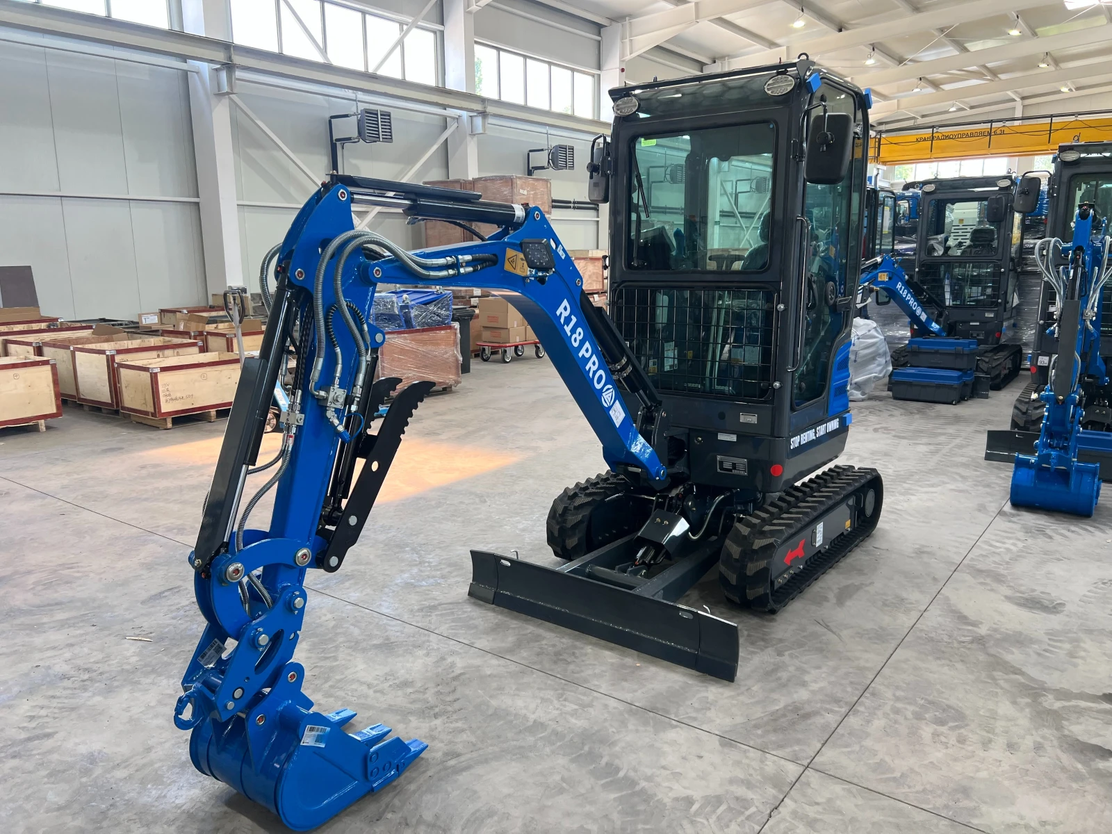 Багер Rippa R18 | Kubota двг. | Разш. на веригите, снимка 2 - Индустриална техника - 55197138