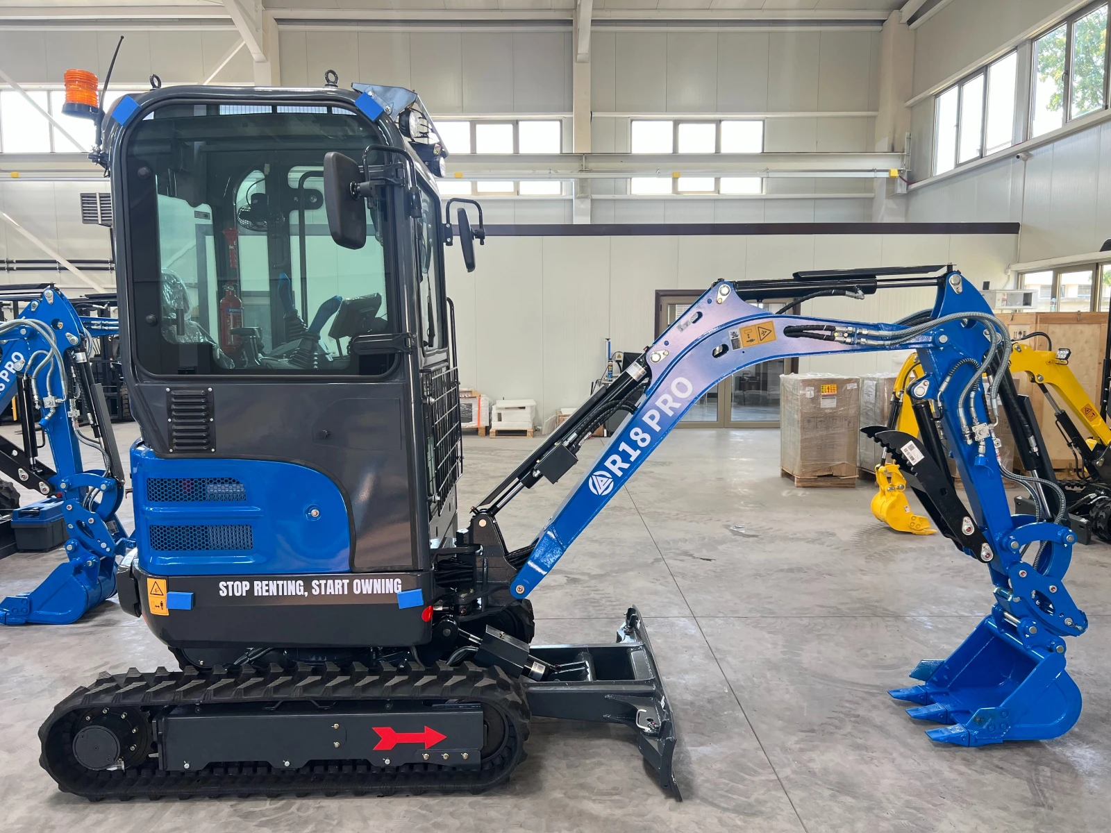 Багер Rippa R18 | Kubota двг. | Разш. на веригите, снимка 5 - Индустриална техника - 55197138