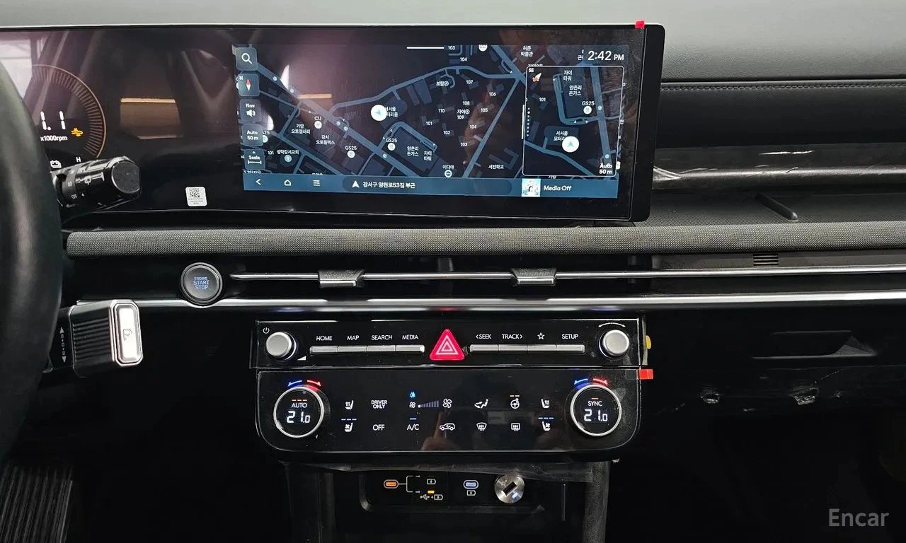 Hyundai Tucson HEV* 235КС* ОБДУХ* ПОДГРЕВ* КАМЕРА* NAVI, снимка 11 - Автомобили и джипове - 56084410