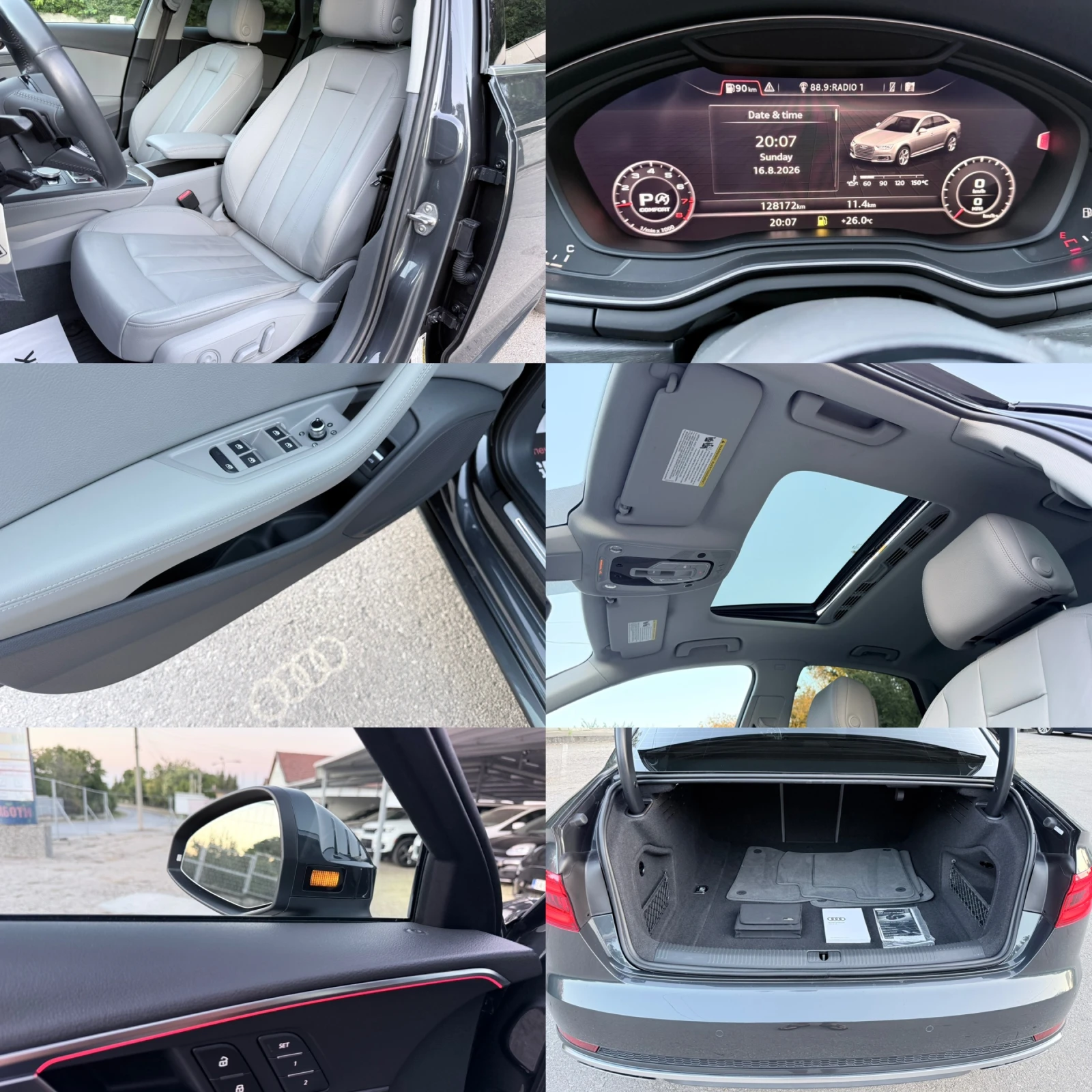 Audi A4 2.0TFSI* S-Line* quattro* Full-Led* Digital-Cocpit, снимка 16 - Автомобили и джипове - 55829807