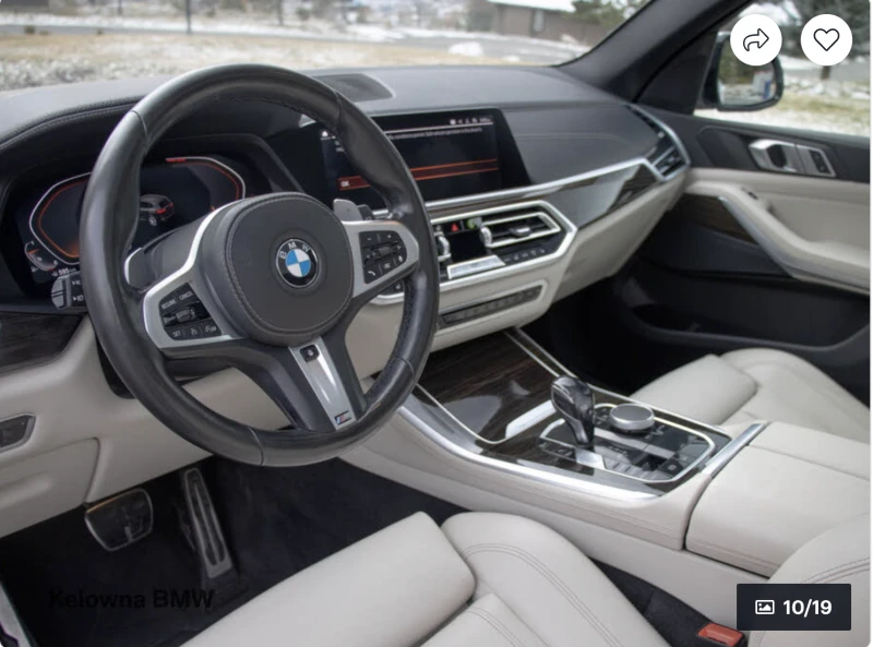 BMW X5 M* SPORT* 360КАМЕРА* LANE* ASSIST* ПАНОРАМА* МЪРТВ, снимка 10 - Автомобили и джипове - 52973628