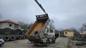 Daf 45.160 Тристранен самосвал с кран, снимка 4