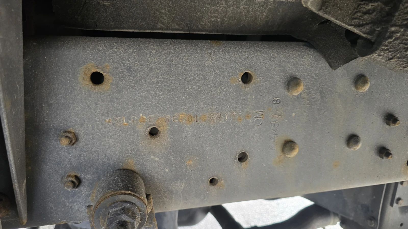 Daf 45.160 Тристранен самосвал с кран - изображение 9